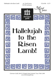 Hallelujah to the Risen Lamb SAT choral sheet music cover